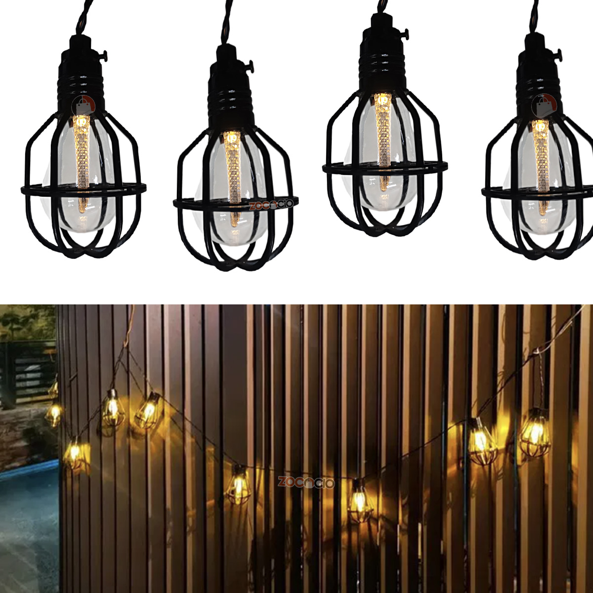 Miniatura 2 de 10 Bombillos Led Imitación Hierro Forjad